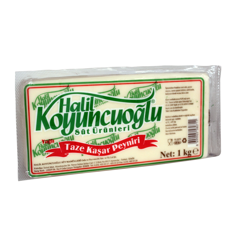 Halil Koyuncuoğlu Taze Kaşar Peyniri 1KG