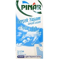 Pınar Light Süt 1lt